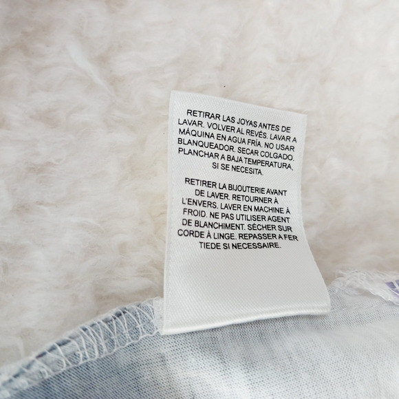 Blouse Size XL Lavender Violet Flower Fairycore Whimsycore Y2K Festival Romantic - Picture 14 of 14